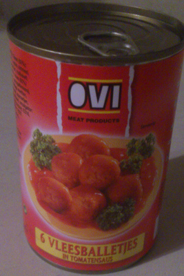 6 boulettes de viande sauce tomate