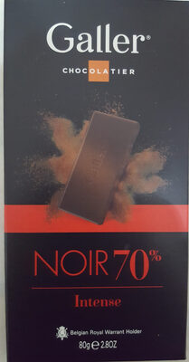 Tablette Galler Noire Intense 70%