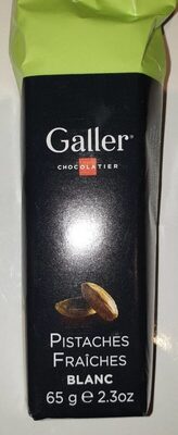 Chocolat Blanc fourré Pistache