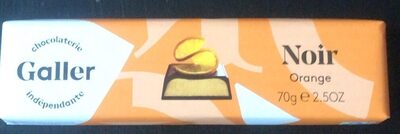 Chocolat galler noir orange