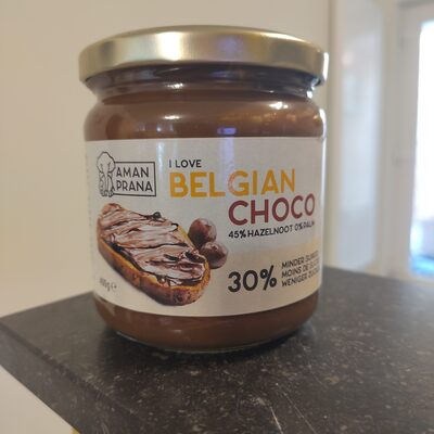I love Belgium choco hazelnut spread