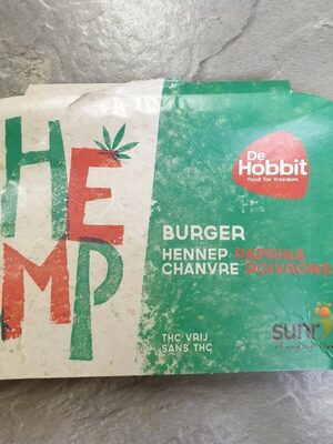 Burger hennep paprika