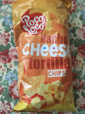 Nacho cheese tortilla chips