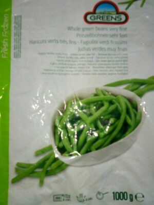 Haricots verts très fins