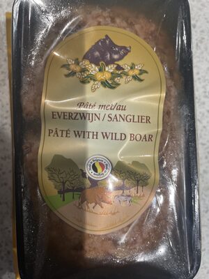 Pate with wild boar & garlic