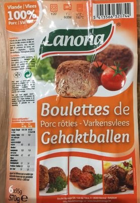 Boulettes de porc rôties