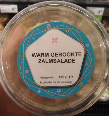 Warm gerookte zalmsalade