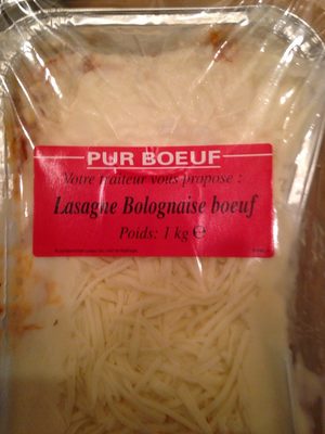 Lasagne bolognaise boeuf