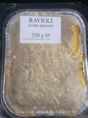 Ravioli ricotta epinards