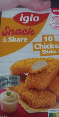 Iglo Chicken sticks bel