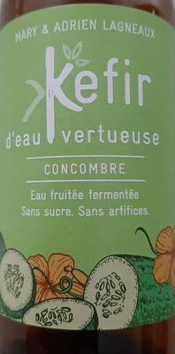 Kefir d'eau vertueuse au conconbre