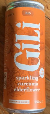 Sparkling curcuma elderflower