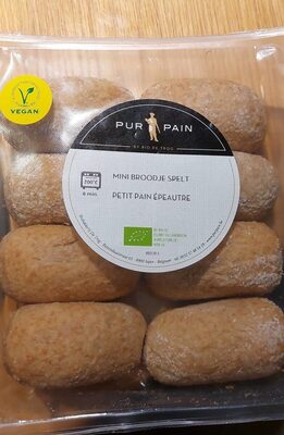 Bio mini broodje spelt