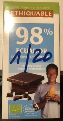98% Ecuador Cacao Grand Cru Esmeraldas