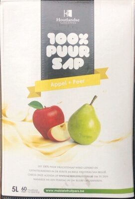 100% puur sap appel + peer