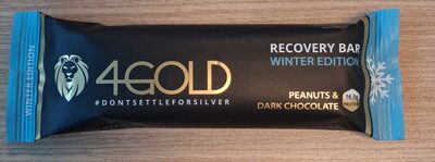 4GOLD Recovery Bar (winter editie) peanuts and dark chocolate