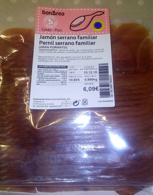 Pernil serrano familiar