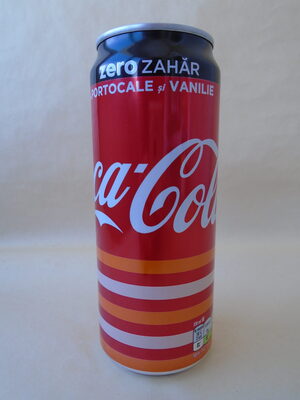 Coca Cola zero zahăr portocale și vanilie