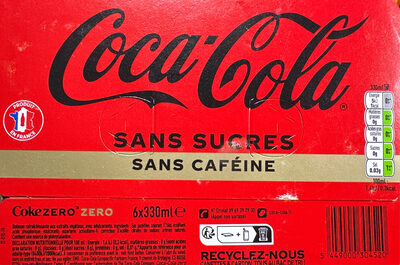 Coca-Cola Sans sucres Sans caféine