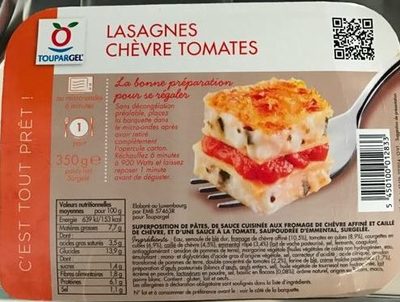 Lasagnes chèvre tomates