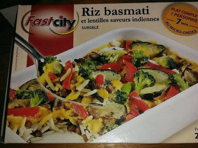 Riz basmati et lentilles saveurs indiennes