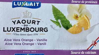 Yaourt du luxembourg - Aloe Vera Orange