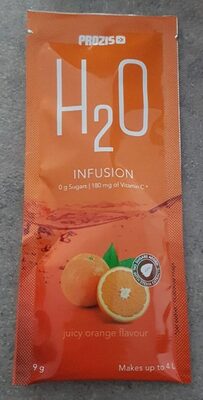 H₂O Infusion juicy orange flavor