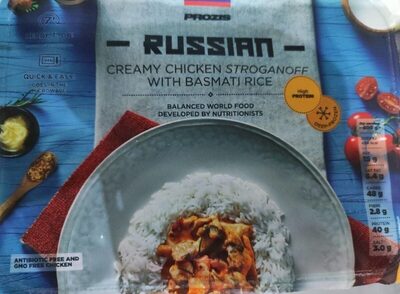Russian Creamy Chicken Stroganoff with Basmati Rice
