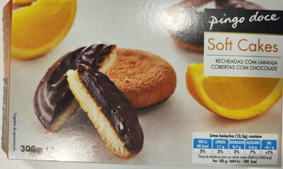 Soft Cakes Recheadas com Laranja Cobertas com Chocolate