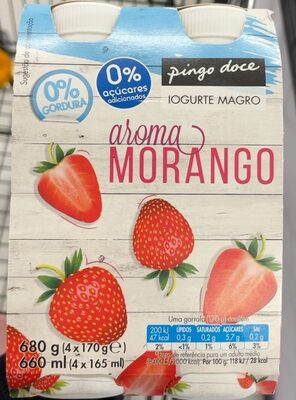 Iogurte Magro aroma Morango