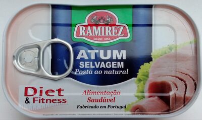 Atum selvagem posta ao natural