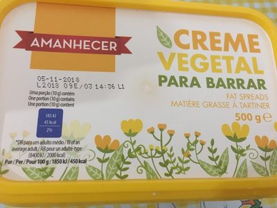 Creme Vegetal para Barrar