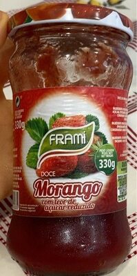 Doce Morango com teor de açucar reduzido