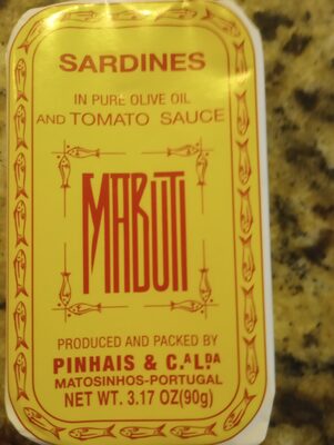 Sardines in pure olive oil and tomato sauce
