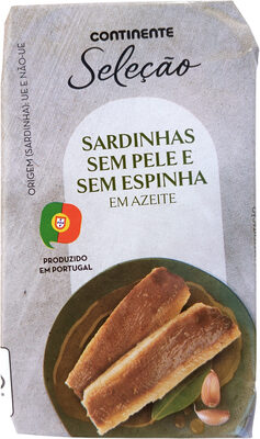 Sardinhas sem Pele e sem Espinha em Azeite