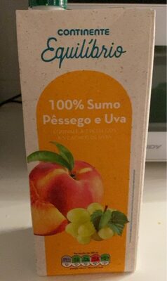100% Sumo Pêssego e Uva
