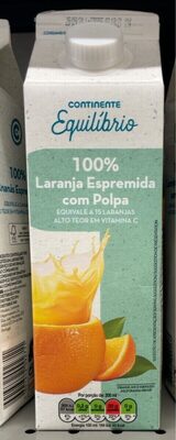 100% Laranja Espremida com Polpa
