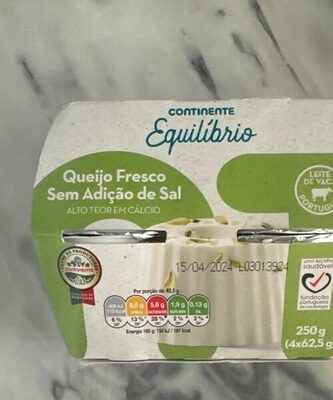 Queijo Fresco sem adição de sal