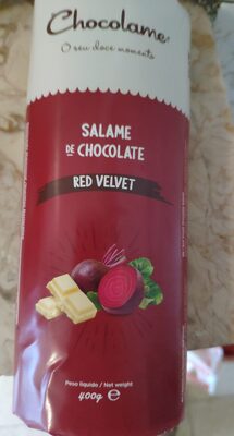 Salame de Chocolate Red Velvet