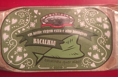 Morue à l’huile et à l’ail bio