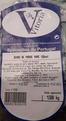 Acras de Morue Vrac (50un)