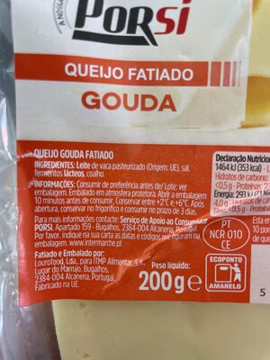 Queijo Fatiado Gouda