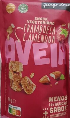 Snack Vegetariano Framboesa e Amêndoa