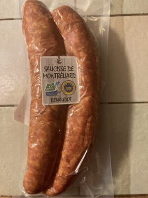 Saucisse de Montbéliard crue