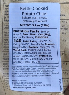 Kettle cooked chips