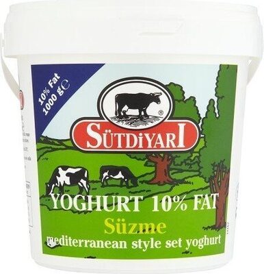 Yoghurt 10% Fat Süzme Mediterranean Style Set Yoghurt