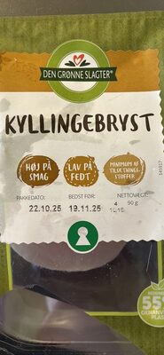 Kyllingebryst grillet