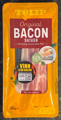 Bacon i skiver, røkt