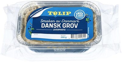 Grov Dansk Leverpostei Ovnsbakt, 200 g
