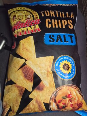 Salted tortilla chips